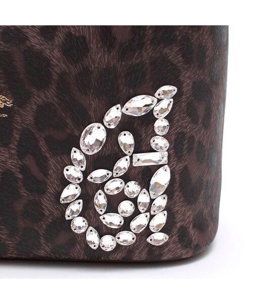 Accesoires De Mademoiselle / アクセソワ・ドゥ・マドモワゼル ショルダーバッグ | フィバナイラ/スワロ付バニティバッグ24cm(ショルダーストラップ付) | 詳細11