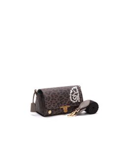 Accesoires De Mademoiselle / アクセソワ・ドゥ・マドモワゼル ショルダーバッグ | フィバナイラ/スワロ付ラウンドクラッチショルダー