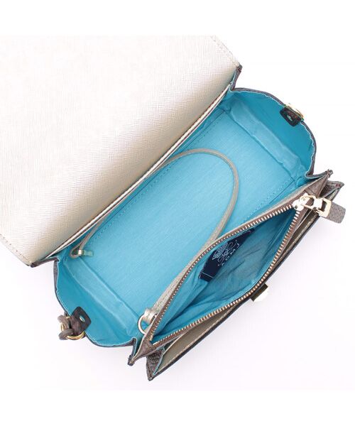 Accesoires De Mademoiselle / アクセソワ・ドゥ・マドモワゼル ショルダーバッグ | フィバナイラ/スワロ付ラウンドクラッチショルダー | 詳細7