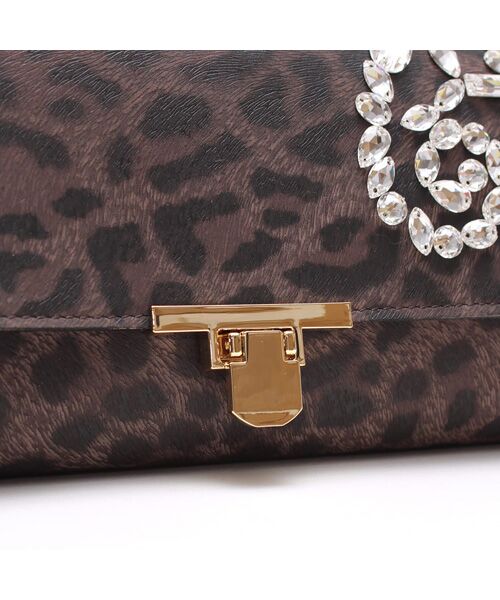 Accesoires De Mademoiselle / アクセソワ・ドゥ・マドモワゼル ショルダーバッグ | フィバナイラ/スワロ付ラウンドクラッチショルダー | 詳細10