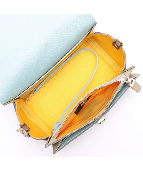 Accesoires De Mademoiselle / アクセソワ・ドゥ・マドモワゼル ショルダーバッグ | フィバナイラ/スワロ付ラウンドクラッチショルダー | 詳細13