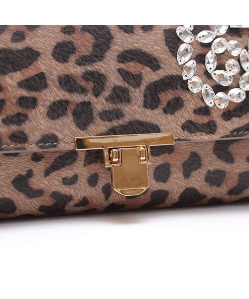 Accesoires De Mademoiselle / アクセソワ・ドゥ・マドモワゼル ショルダーバッグ | フィバナイラ/スワロ付ラウンドクラッチショルダー | 詳細16