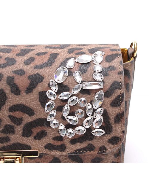 Accesoires De Mademoiselle / アクセソワ・ドゥ・マドモワゼル ショルダーバッグ | フィバナイラ/スワロ付ラウンドクラッチショルダー | 詳細17