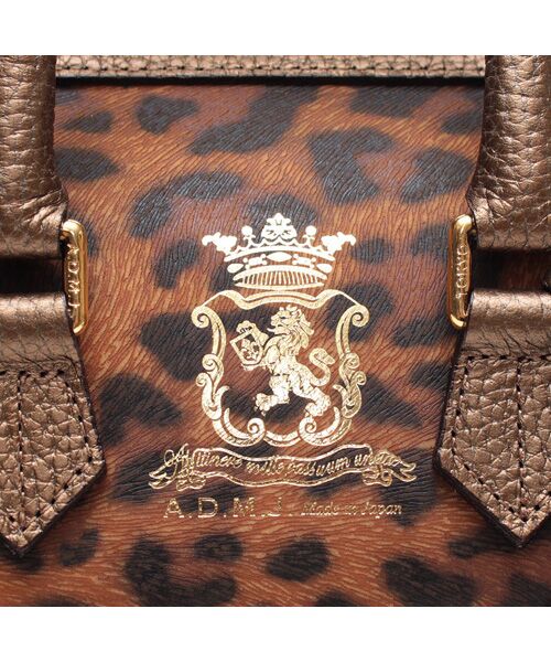 Accesoires De Mademoiselle / アクセソワ・ドゥ・マドモワゼル ショルダーバッグ | フィバナイラ/スワロ付ドラムボストン20cm(ショルダーストラップ付) | 詳細4