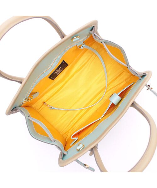 Accesoires De Mademoiselle / アクセソワ・ドゥ・マドモワゼル トートバッグ | フィバナイラ/スワロ付ヘリ巻きベルトトート28cm(Dカン+) | 詳細13