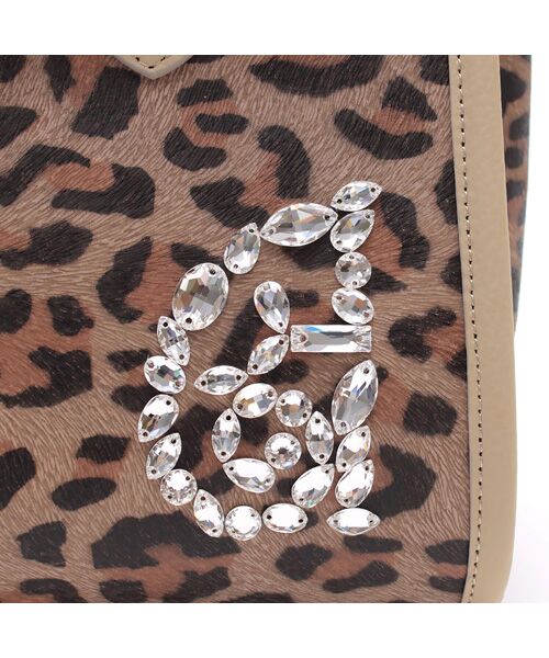 Accesoires De Mademoiselle / アクセソワ・ドゥ・マドモワゼル トートバッグ | フィバナイラ/スワロ付ヘリ巻きベルトトート28cm(Dカン+) | 詳細16