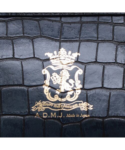 Accesoires De Mademoiselle / アクセソワ・ドゥ・マドモワゼル ボストンバッグ | クロコ型押しドラムボストン32cm(Dカン+) | 詳細14