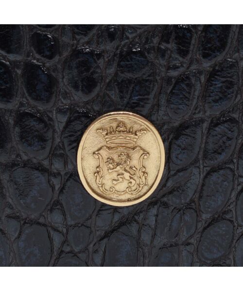 Accesoires De Mademoiselle / アクセソワ・ドゥ・マドモワゼル ボストンバッグ | クロコ型押しドラムボストン32cm(Dカン+) | 詳細15