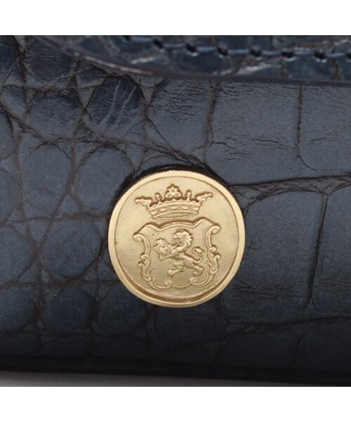 Accesoires De Mademoiselle / アクセソワ・ドゥ・マドモワゼル ショルダーバッグ | クロコ型押しラウンドクラッチショルダー | 詳細15