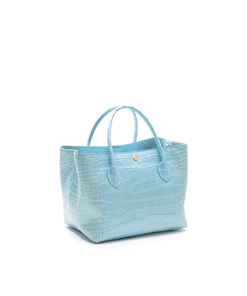 Accesoires De Mademoiselle / アクセソワ・ドゥ・マドモワゼル ショルダーバッグ | クロコ型押しラウンドクラッチショルダー | 詳細17