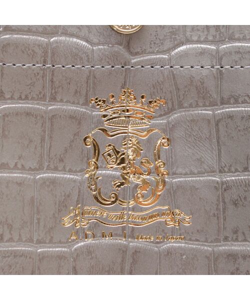 Accesoires De Mademoiselle / アクセソワ・ドゥ・マドモワゼル トートバッグ | クロコ型押しキューブトート25cm(Dカン+) | 詳細4