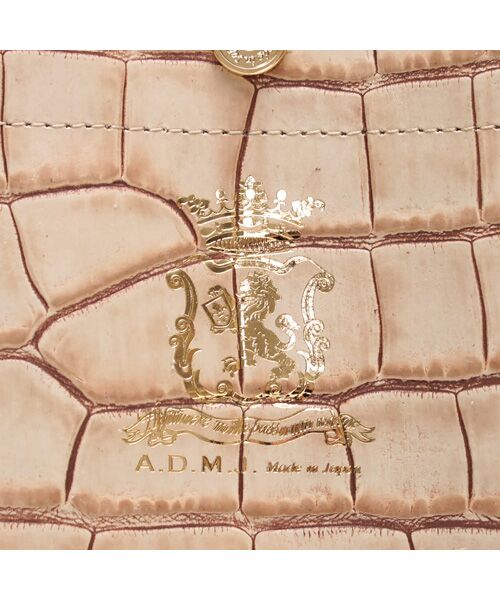 Accesoires De Mademoiselle / アクセソワ・ドゥ・マドモワゼル トートバッグ | クロコ型押しキューブトート25cm(Dカン+) | 詳細9