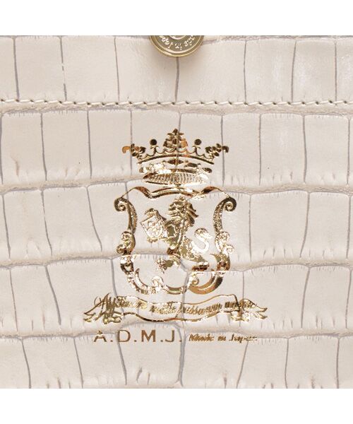 Accesoires De Mademoiselle / アクセソワ・ドゥ・マドモワゼル トートバッグ | クロコ型押しキューブトート25cm(Dカン+) | 詳細14