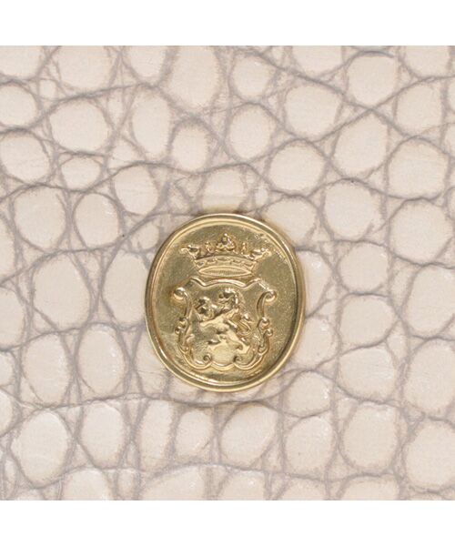 Accesoires De Mademoiselle / アクセソワ・ドゥ・マドモワゼル トートバッグ | クロコ型押しキューブトート25cm(Dカン+) | 詳細15