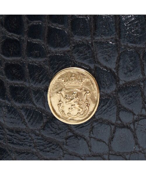 Accesoires De Mademoiselle / アクセソワ・ドゥ・マドモワゼル トートバッグ | クロコ型押しキューブトート25cm(Dカン+) | 詳細20