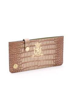 Accesoires De Mademoiselle / アクセソワ・ドゥ・マドモワゼル 財布・コインケース・マネークリップ | クロコ型押しスリムウォレット