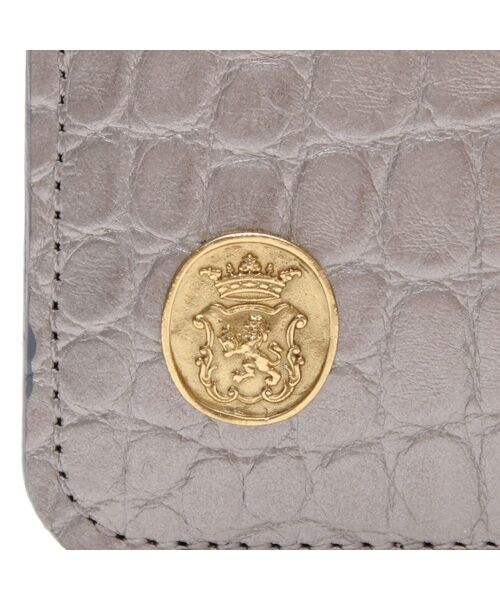 Accesoires De Mademoiselle / アクセソワ・ドゥ・マドモワゼル 財布・コインケース・マネークリップ | クロコ型押しスリムウォレット | 詳細5