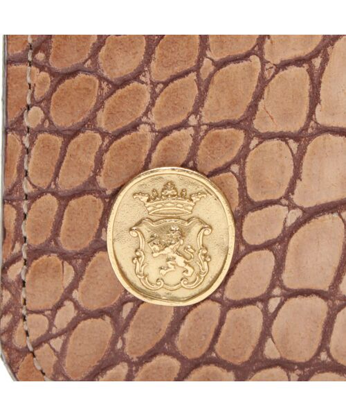 Accesoires De Mademoiselle / アクセソワ・ドゥ・マドモワゼル 財布・コインケース・マネークリップ | クロコ型押しスリムウォレット | 詳細10