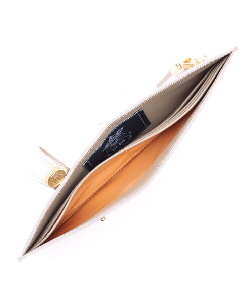 Accesoires De Mademoiselle / アクセソワ・ドゥ・マドモワゼル 財布・コインケース・マネークリップ | クロコ型押しスリムウォレット | 詳細11