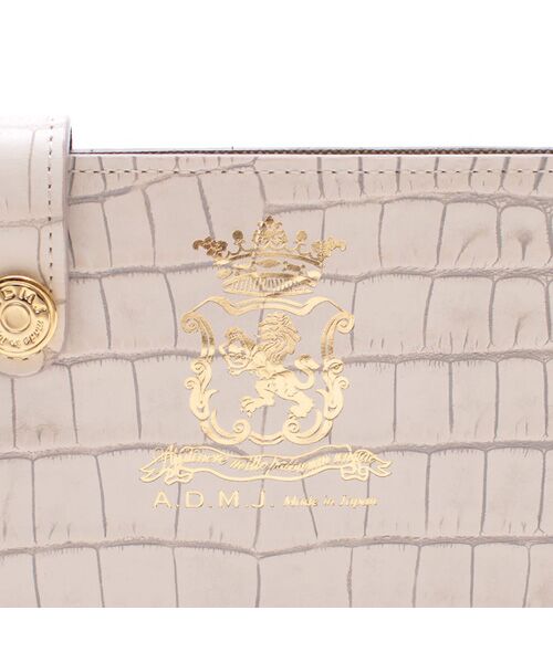 Accesoires De Mademoiselle / アクセソワ・ドゥ・マドモワゼル 財布・コインケース・マネークリップ | クロコ型押しスリムウォレット | 詳細14