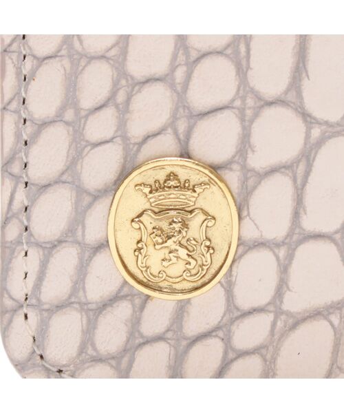 Accesoires De Mademoiselle / アクセソワ・ドゥ・マドモワゼル 財布・コインケース・マネークリップ | クロコ型押しスリムウォレット | 詳細15