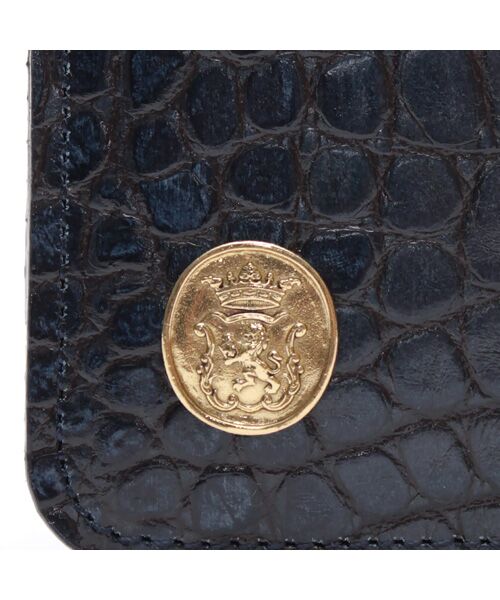 Accesoires De Mademoiselle / アクセソワ・ドゥ・マドモワゼル 財布・コインケース・マネークリップ | クロコ型押しスリムウォレット | 詳細20