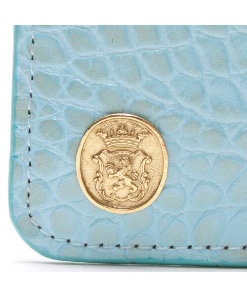 Accesoires De Mademoiselle / アクセソワ・ドゥ・マドモワゼル 財布・コインケース・マネークリップ | クロコ型押しスリムウォレット | 詳細25