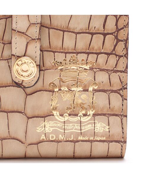 Accesoires De Mademoiselle / アクセソワ・ドゥ・マドモワゼル 財布・コインケース・マネークリップ | クロコ型押しガマグチスモールウォレット | 詳細4