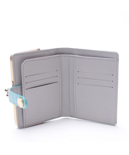 Accesoires De Mademoiselle / アクセソワ・ドゥ・マドモワゼル 財布・コインケース・マネークリップ | クロコ型押しガマグチスモールウォレット | 詳細12