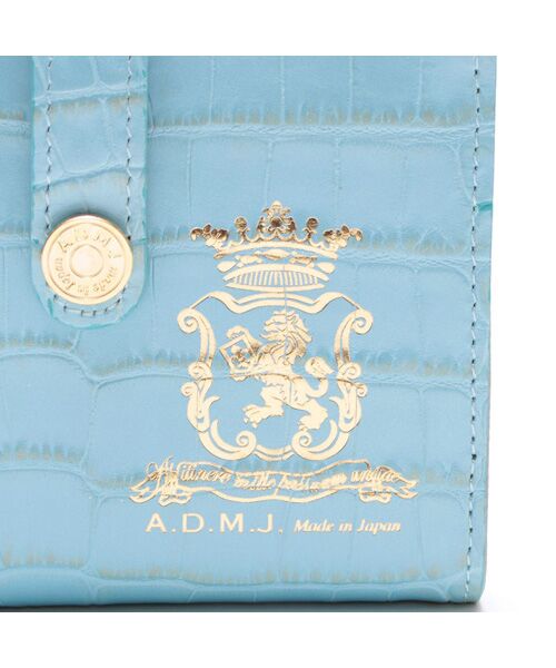 Accesoires De Mademoiselle / アクセソワ・ドゥ・マドモワゼル 財布・コインケース・マネークリップ | クロコ型押しガマグチスモールウォレット | 詳細14