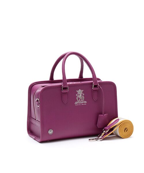 Accesoires De Mademoiselle / アクセソワ・ドゥ・マドモワゼル ボストンバッグ | モーツァルトヘリ巻きボストン28cm(SIENA)