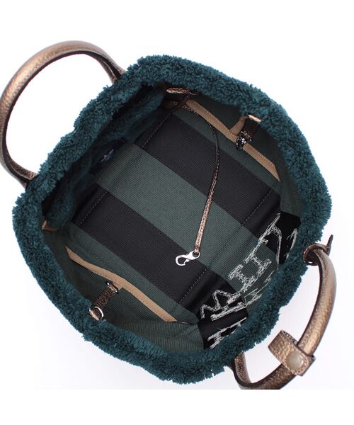 Accesoires De Mademoiselle / アクセソワ・ドゥ・マドモワゼル トートバッグ | オスカー/コード刺しゅうキューブトート21cm(Dカン＋) | 詳細15