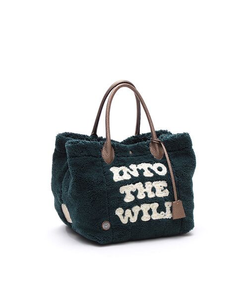 Accesoires De Mademoiselle / アクセソワ・ドゥ・マドモワゼル トートバッグ | オスカー/コード刺しゅうキューブトート25cm(Dカン+)(MINELAL WOODS)