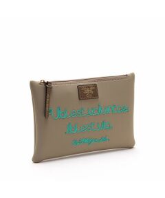 Accesoires De Mademoiselle / アクセソワ・ドゥ・マドモワゼル ポーチ | マジックライトコード刺しゅうフラットポーチ2セット(S・M)