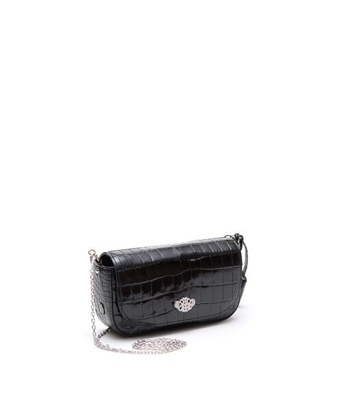 Accesoires De Mademoiselle / アクセソワ・ドゥ・マドモワゼル ショルダーバッグ | クロコダイルスモールショルダー(ONYX)