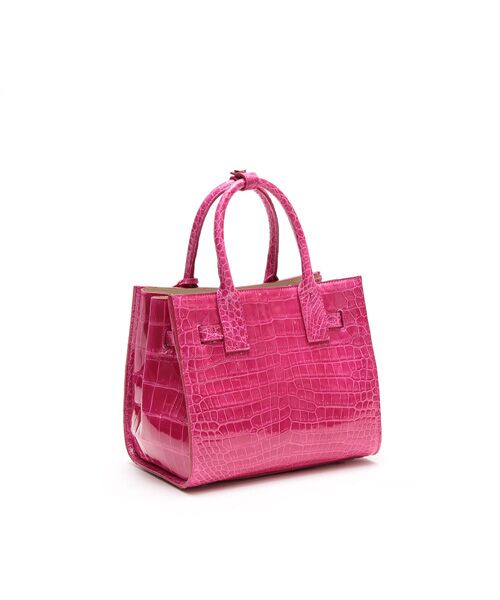 Accesoires De Mademoiselle / アクセソワ・ドゥ・マドモワゼル トートバッグ | グレージングポロサス/前金具付トート23cm(Dカン+) | 詳細2
