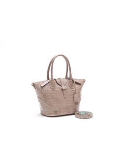 Accesoires De Mademoiselle / アクセソワ・ドゥ・マドモワゼル トートバッグ | グレージングポロサス/ノーブルファスナートート20cm(ショルダーストラップ付)