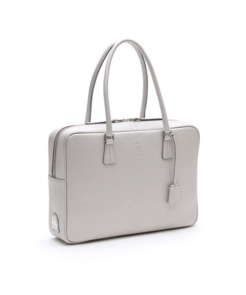 Accesoires De Mademoiselle / アクセソワ・ドゥ・マドモワゼル ボストンバッグ | 牛革ボストン34cm※SILVER金具(PLATINUM)