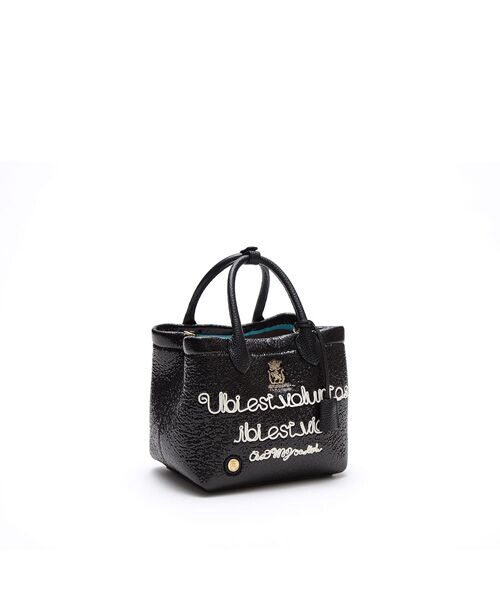 Accesoires De Mademoiselle / アクセソワ・ドゥ・マドモワゼル トートバッグ | ジェネシス/マジックライトキューブトート21cm(Dカン+)(NEGRO.L)