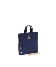 Accesoires De Mademoiselle / アクセソワ・ドゥ・マドモワゼル トートバッグ | デービス/ステッチ刺しゅうフラットトート22cm(チェーン付)