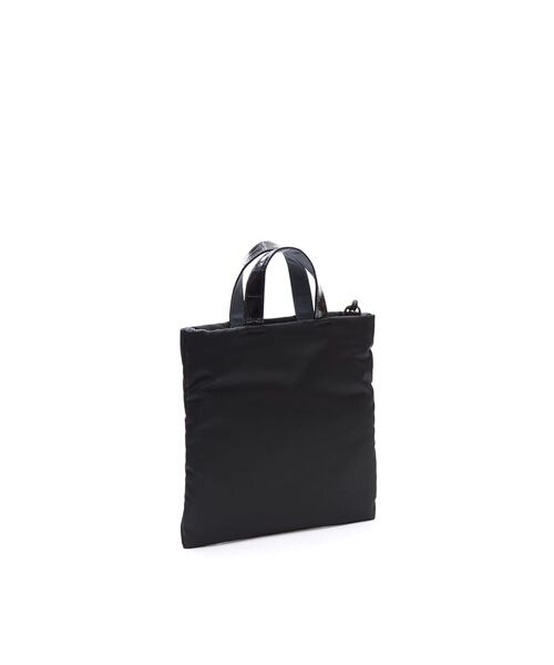 Accesoires De Mademoiselle / アクセソワ・ドゥ・マドモワゼル トートバッグ | デービス/ステッチ刺しゅうフラットトート22cm(チェーン付) | 詳細2