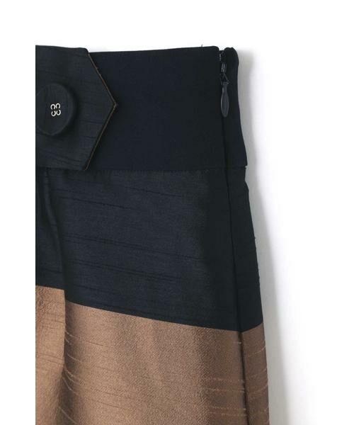 ADORE / アドーア スカート | シャンタンボーダーアンダースカート付きスカート | 詳細8