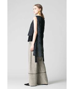 ADORE / アドーア パンツ | ベージュネップツイードワイドパンツ