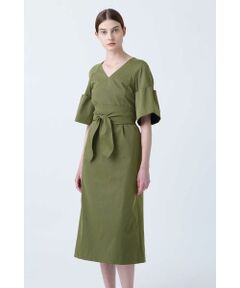 ADORE / アドーア ワンピース | テクノベンタイルハイウエストワンピース