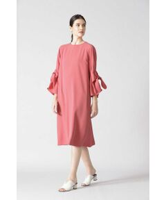 ADORE / アドーア ワンピース | ドライタッチジョーゼットリボンスリーブワンピース