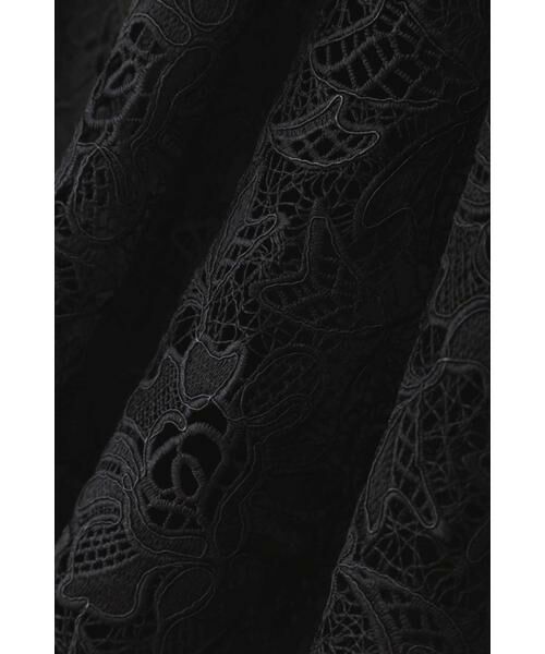 《BLACK LABEL》ウーリーヤーンコードレーススカート