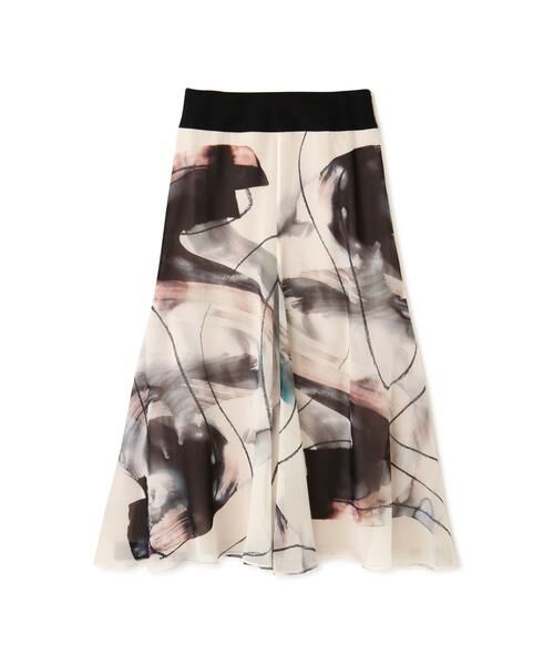 ウォーターペインティングプリントスカート （スカート）｜ADORE / アドーア ファッション通販 タカシマヤファッションスクエア