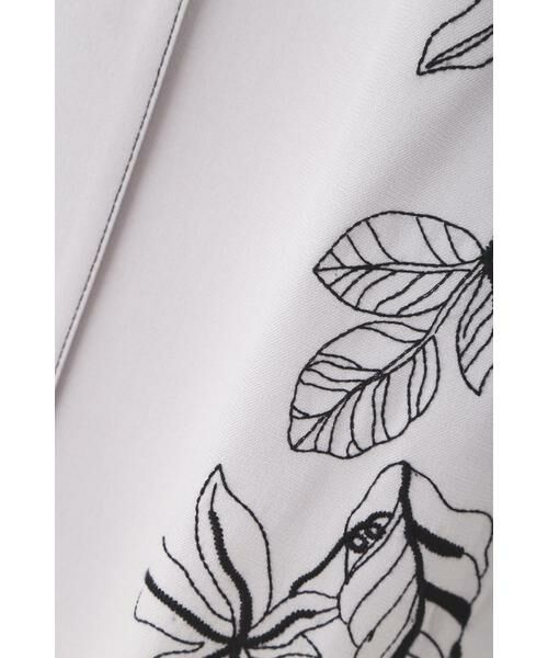 ADORE / アドーア ワンピース | フラワーバード刺繍シャツワンピース | 詳細5