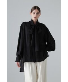 ADORE / アドーア シャツ・ブラウス | ＜BLACK LABEL＞ ウールビエラブラウス