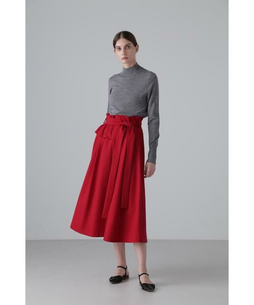 ADORE / アドーア スカート | ＜BLACK LABEL＞ ドライタッチウールスカート（レッド）